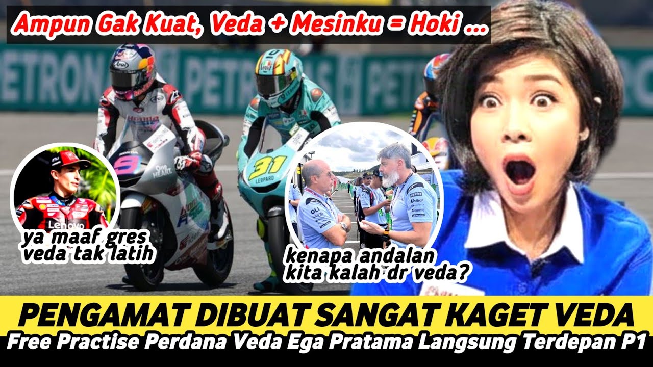 KAGETNYA GAK BISA BOHONG!! VEDA SUKSES JADI YANG TERCEPAT DI FP SERI BRAZIL,marc yakin jelas juara 