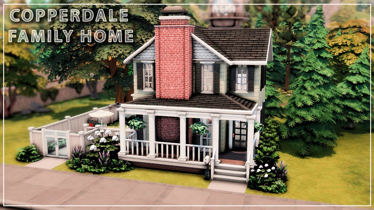 Старый семейный дом в Коппердейле🍃| Симс 4: Строительство | Old Family Home| The Sims 4: Speed Build