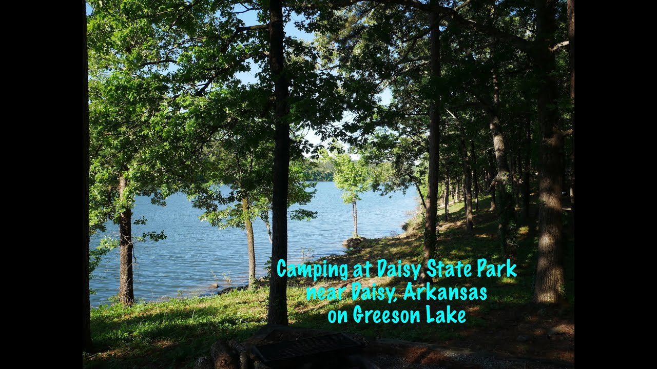 Camping at Daisy State Park on Lake Greeson near Daisy, Arkansas
