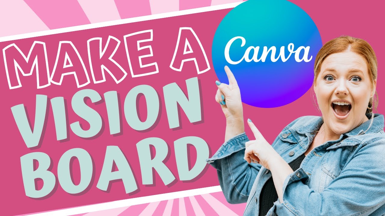 ✨HOW TO USE CANVA TO MAKE A 2024 VISION BOARD TODAY! [One That Actually Works]✨