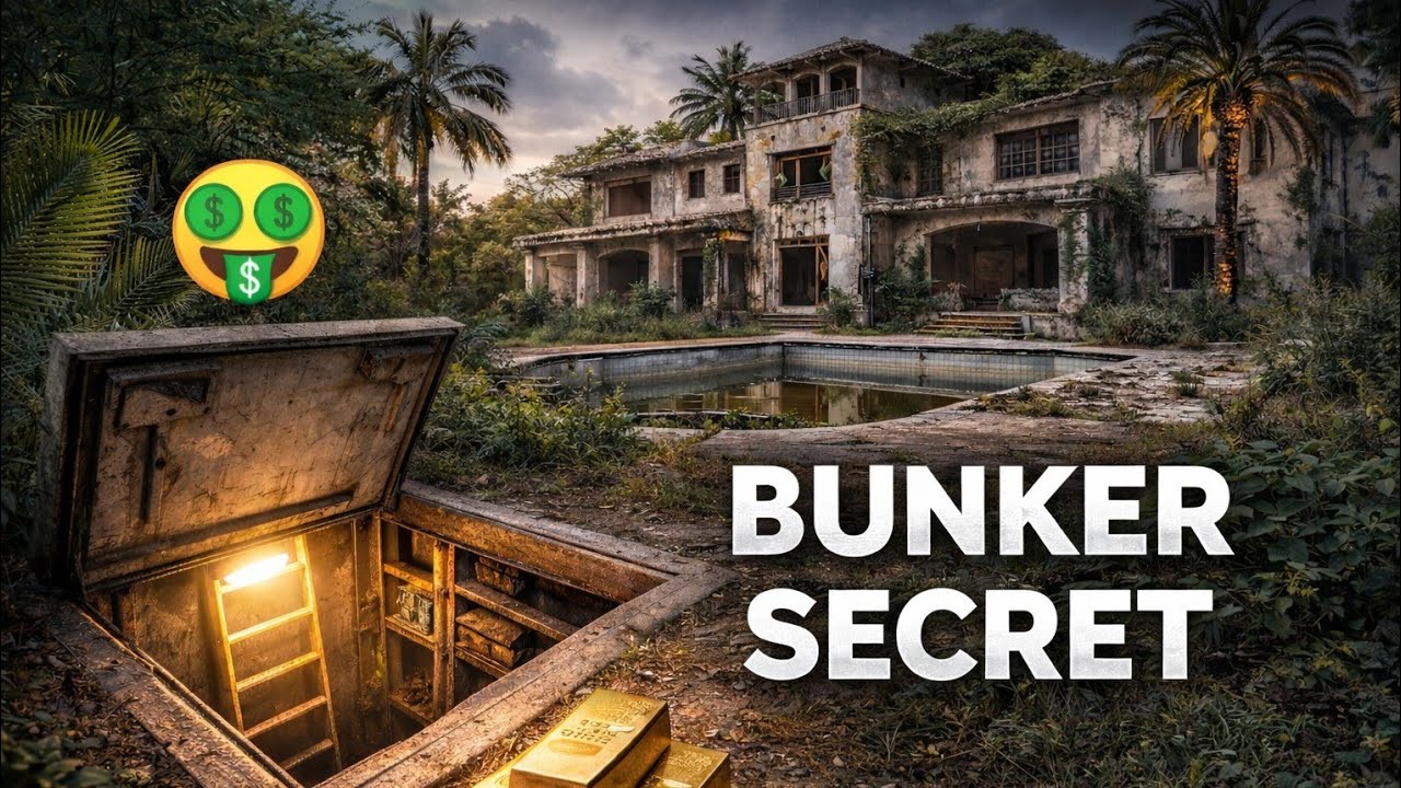 UN BUNKER SECRET SOUS CETTE  villa de luxe à  6 MILLIONS € [ URBEX ]
