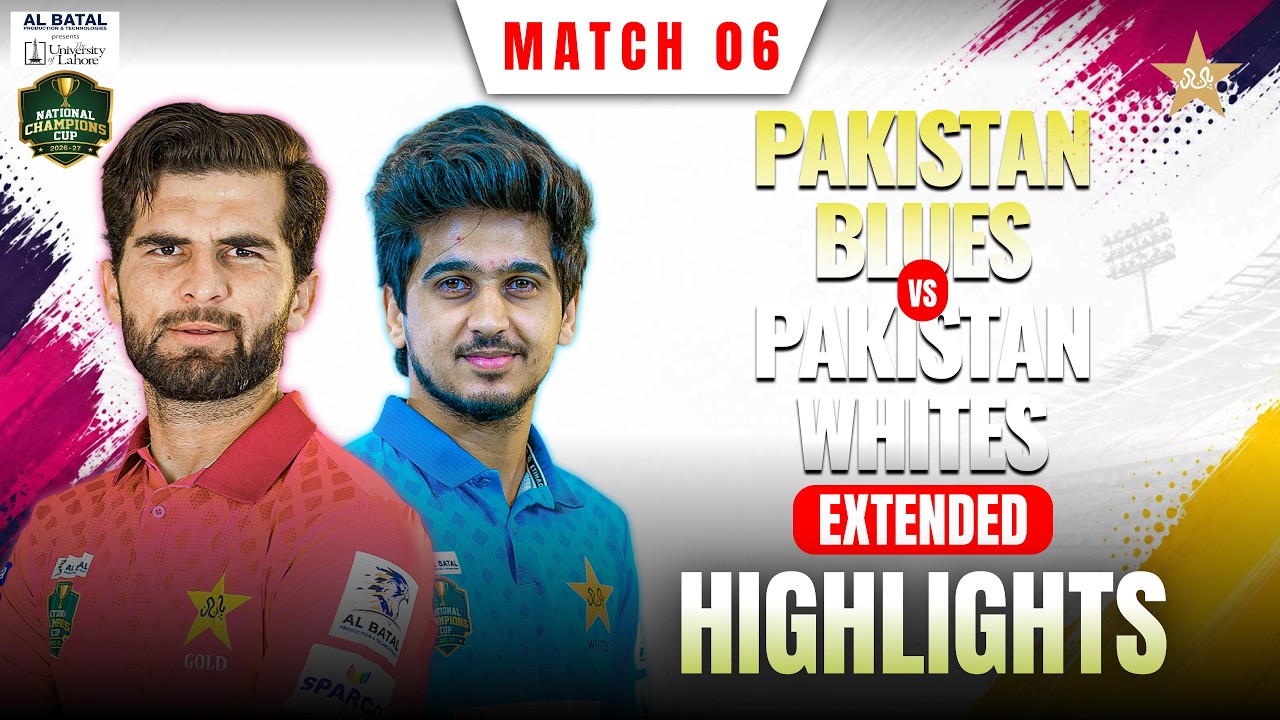 Full Match Highlights | Sparco Paints Pak Gold vs UOL Pak Whites | Match 6 | NA1T