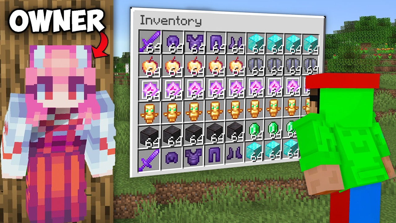 Secretly Using CREATIVE MODE In GIRLS Only Minecraft SMP