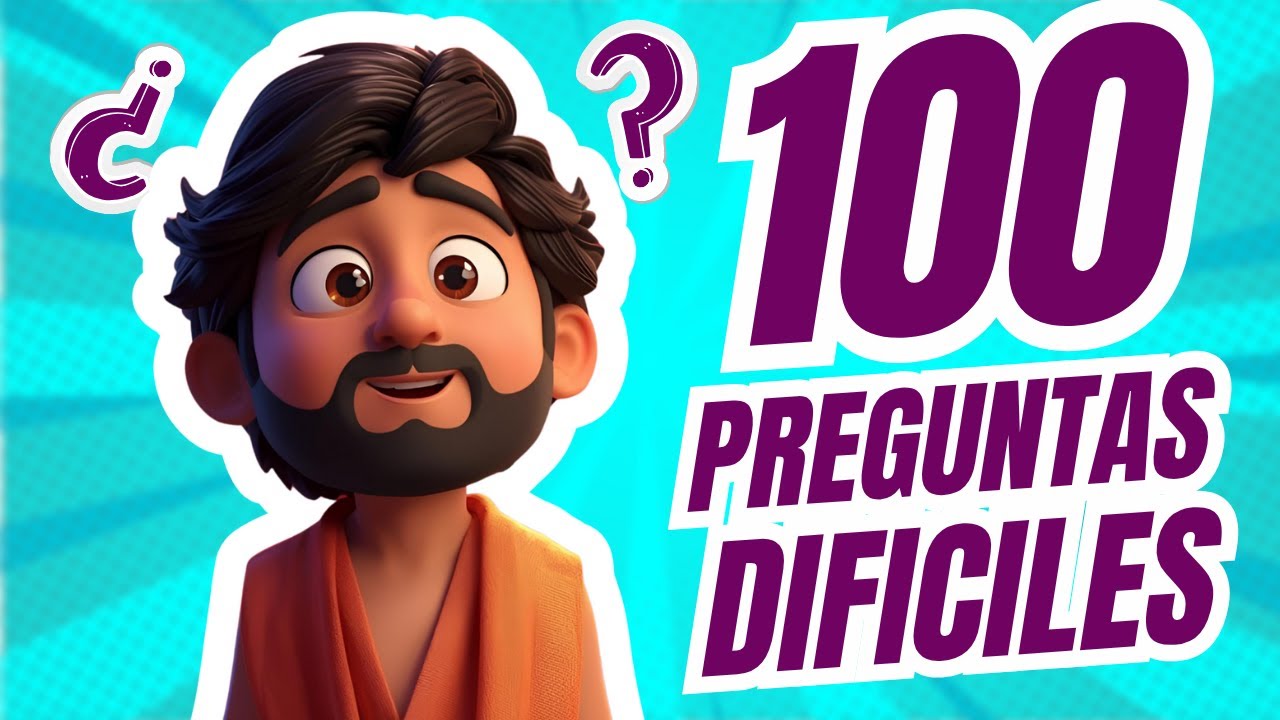100 ACERTIJOS BÍBLICOS Y PREGUNTAS DIFÍCILES DE LA BIBLIA 😱📖 | RETO CRISTIANO