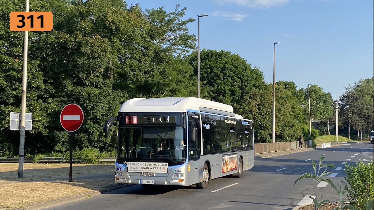 MAN NL273 ZF €6 GNV - Bus 311 RATP