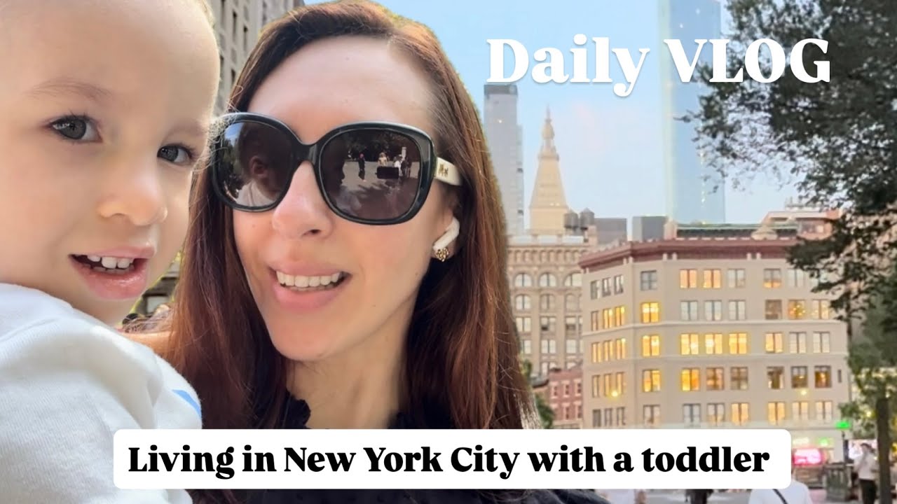 NYC Toddler Mom Daily VLOG | Little Island, Live Music, Playgrounds & Healthy Meals
