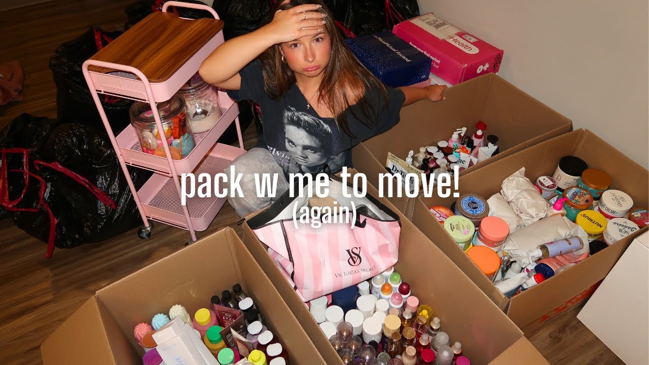 LATE NIGHT PACK WITH ME TO MOVE INTO MY NEW HOUSE!? | where i'm moving & why!