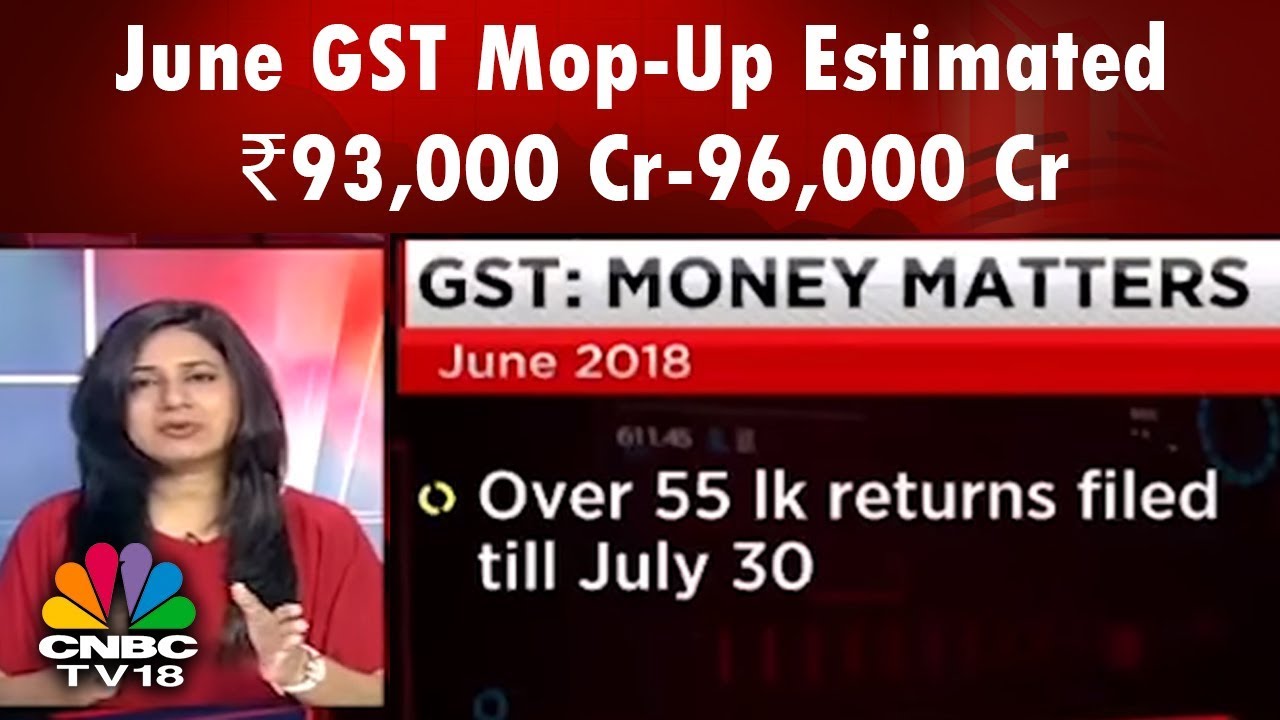 June GST Mop-Up Estimated ₹93,000 Cr-96,000 Cr | Reporters Diary | CNBC TV18