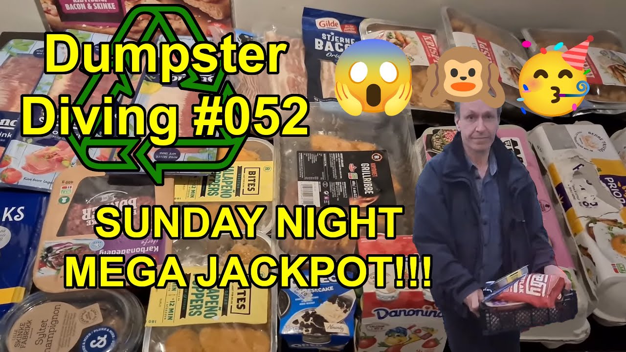 DUMPSTERDIVING #52 - SUNDAY NIGHT MEGA JACKPOT!!!😱🙉🥳
