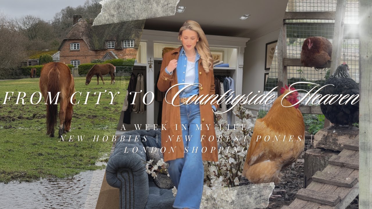 City to Countryside Life - Farm Shops, New Forest Ponies, London Shopping & a new hobby in my 20s 🤍