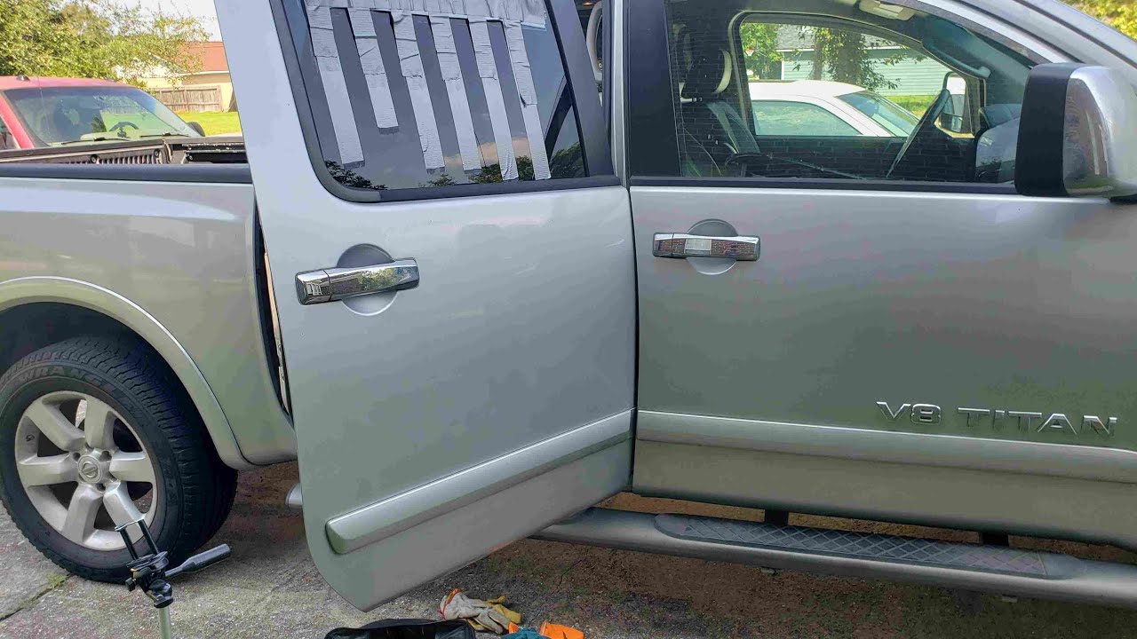 2009 Nissan Titan rear window motor replacemant