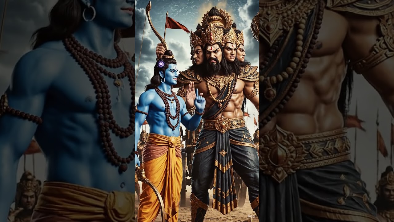 Ram ji Ne Ravan Ko chitabni diya #ram#ravan