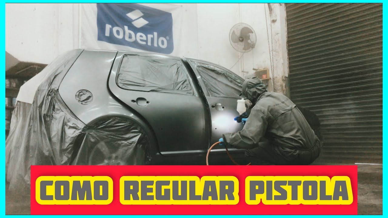 DÍA DE TALLER PINTURA// COMO REGULAR PISTOLA PARA PINTAR