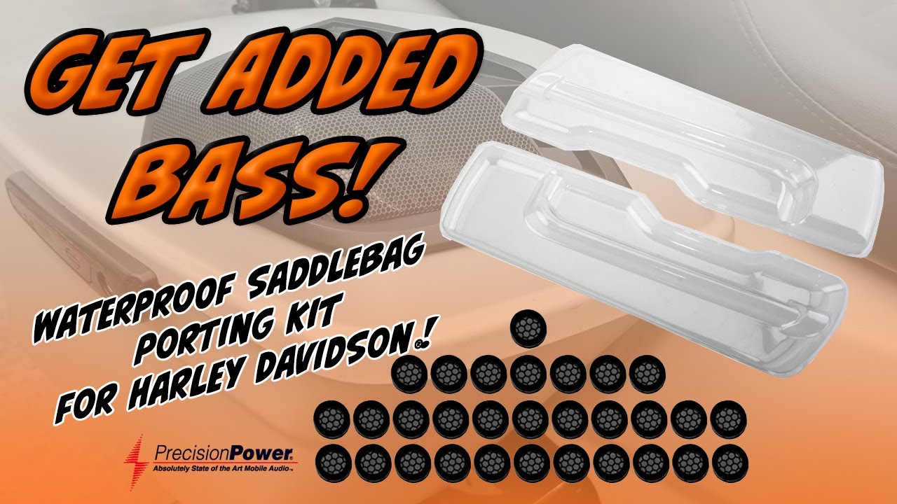 Получите больше баса 6x9 дюймов с портами кофров Precision Power HD14.SBV для Harley Davidson® 20...