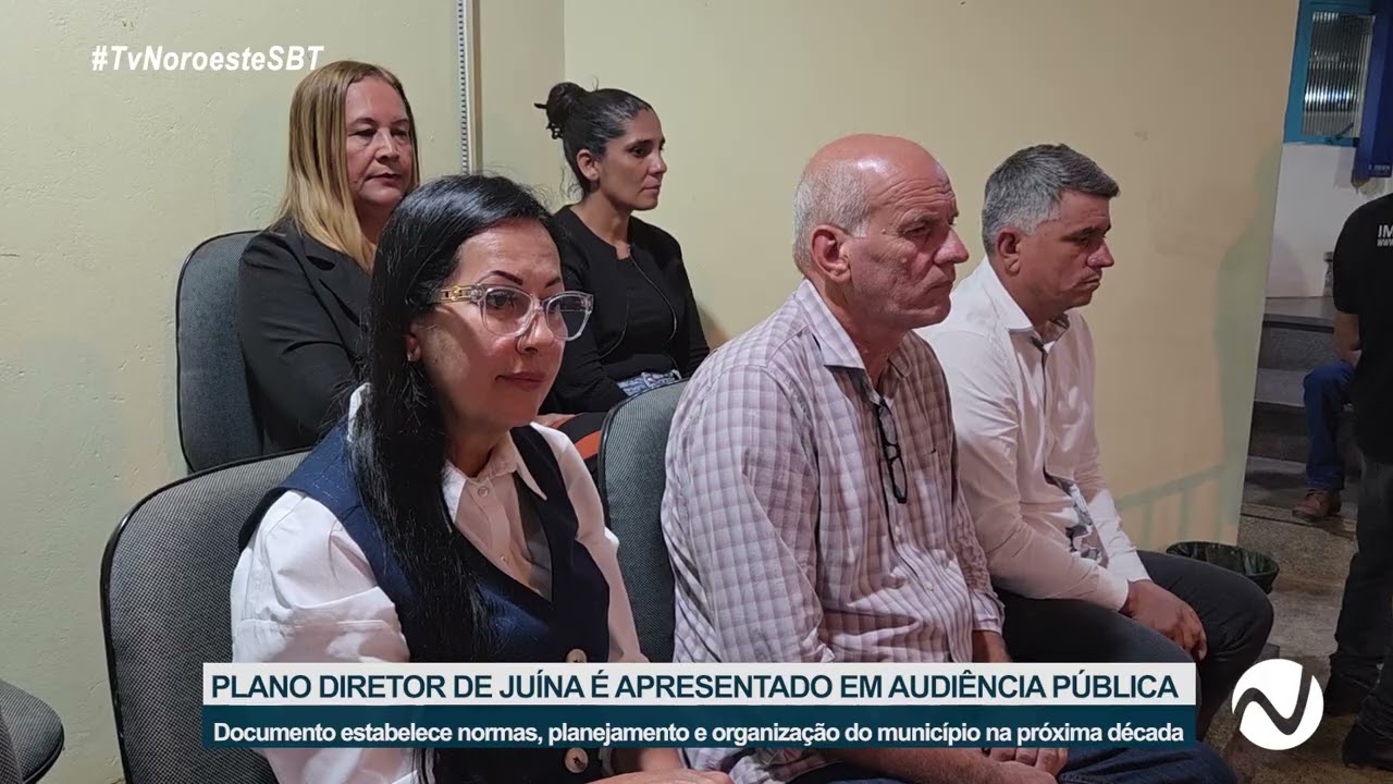 PLANO DIRETOR DE JUÍNA É APRESENTADO EM AUDIÊNCIA PÚBLICA