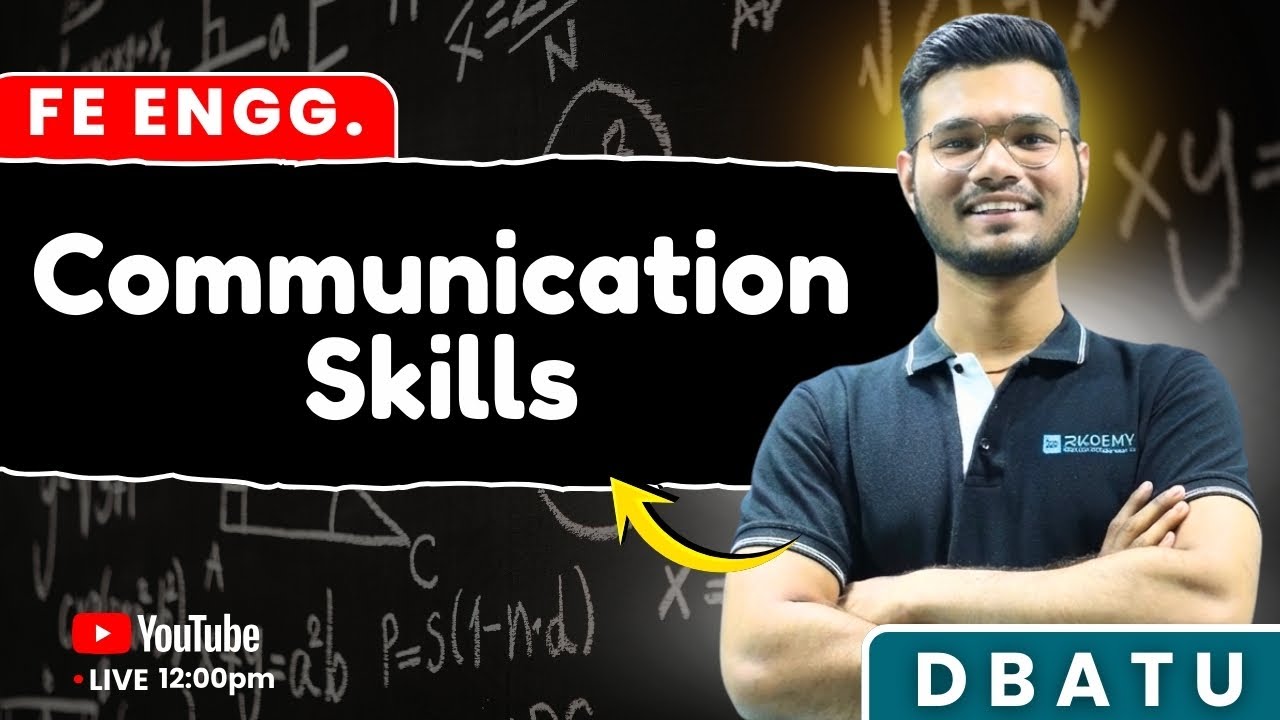Communication Skills DBATU | FE Engineering | Complete Guidance | SOHAM SIR