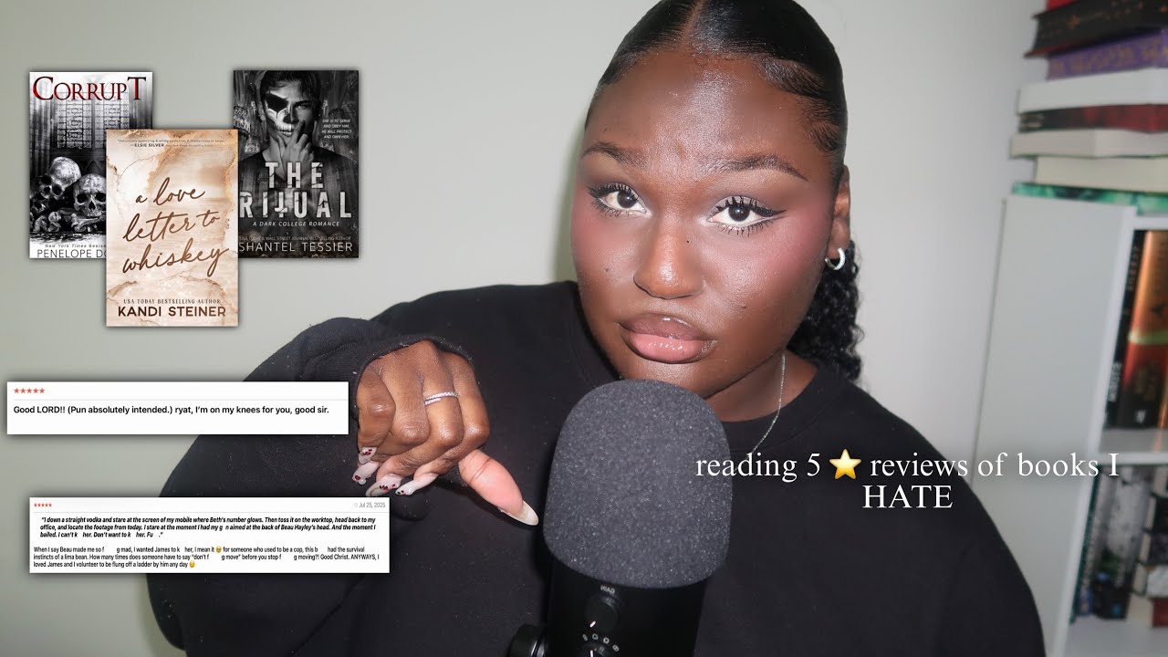 ASMR | Reading 5 STAR Reviews For Books I HATED....