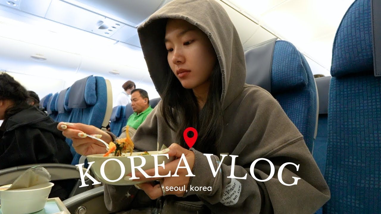 LA to Korea │ travel w me to korea, exploring the city, visiting family, eating lots of food