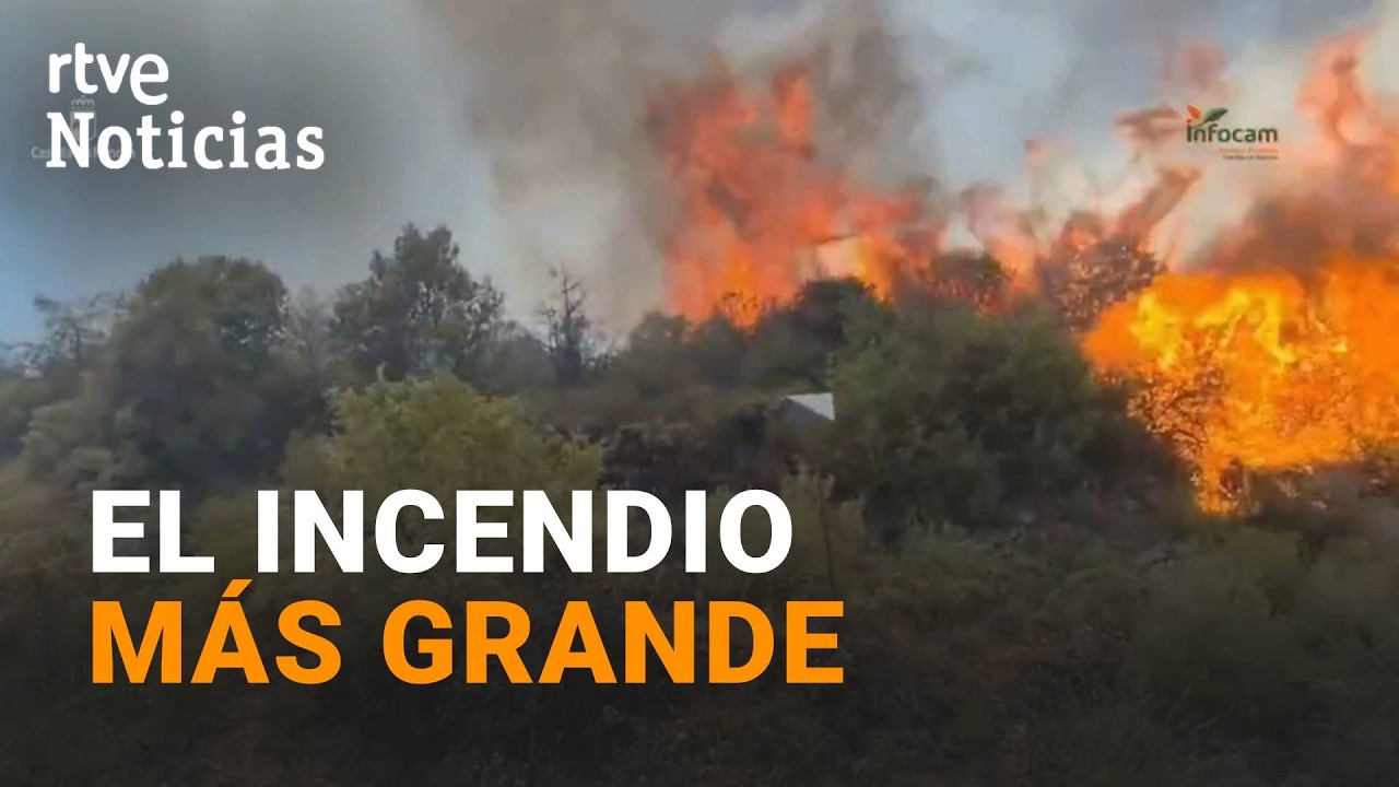 Zaragoza Wildfire | At Least 12,000 Hectares Burned in Cinco Villas | RTVE News