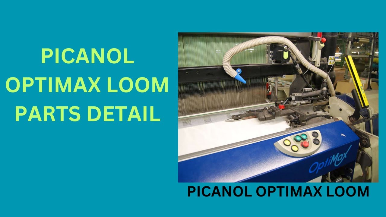 Belgium made picanol optimax weaving machine