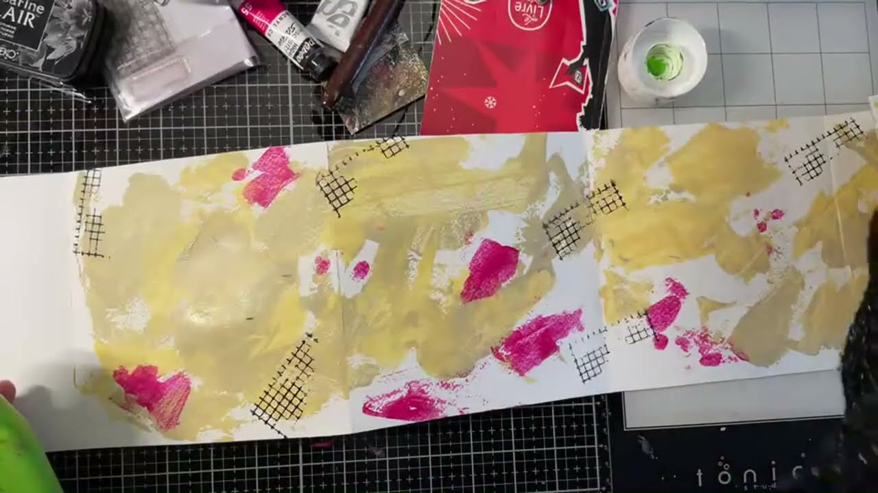 Scrapbooking et mixed média art peinture