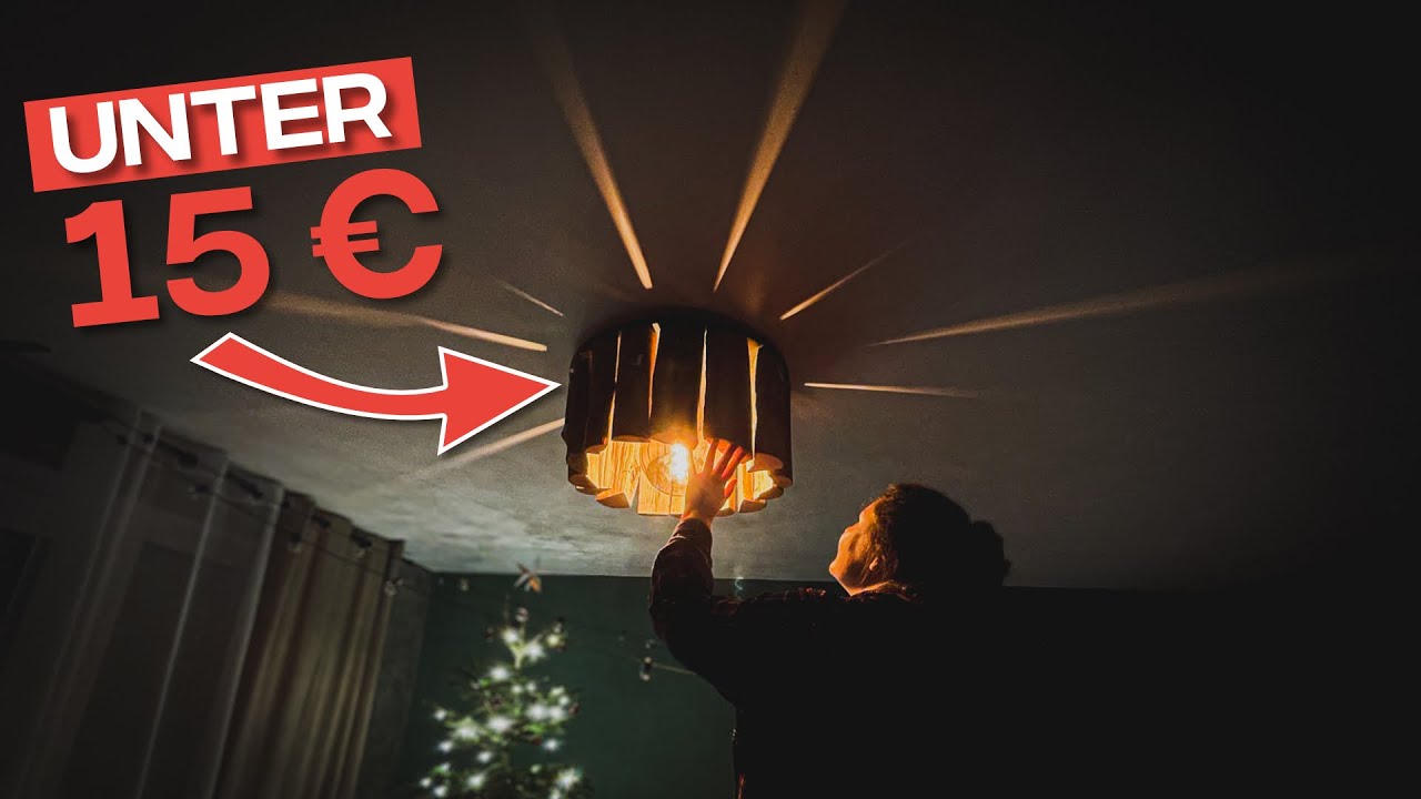Lampe für 15€ selber bauen - Monika Siesing