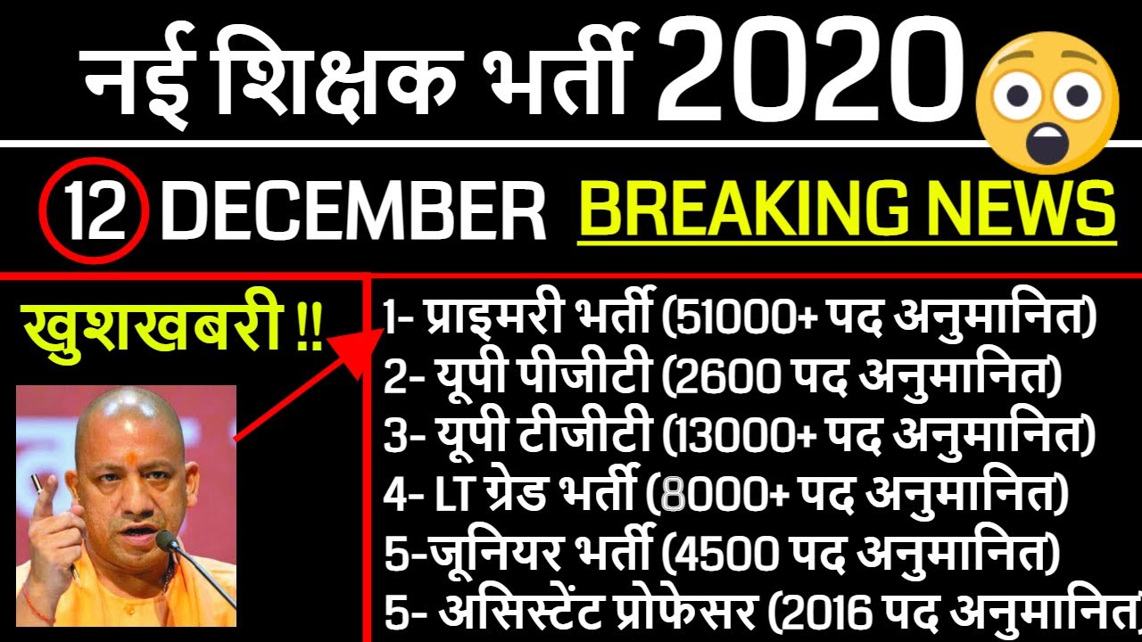 new shikshak bharti 2021 // up primary teacher vacancy 2021 / stet 2020