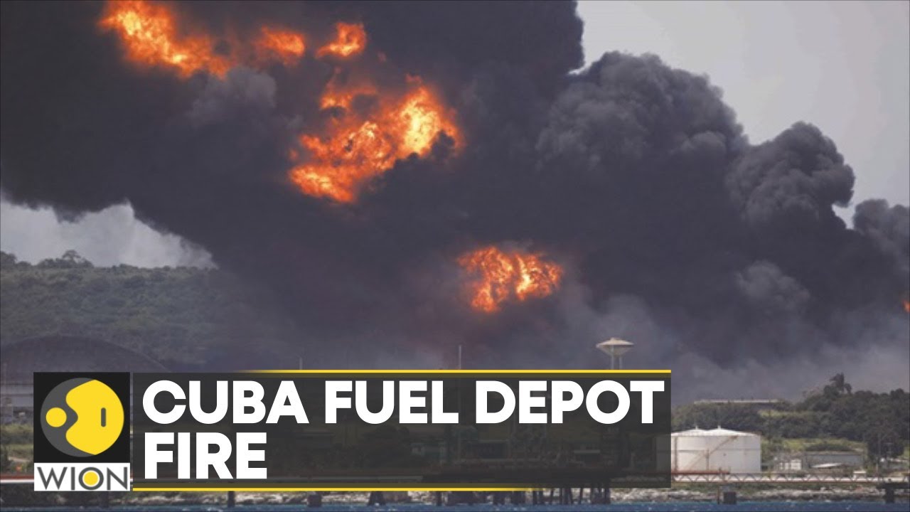 Cuba fuel depot fire: 1,900 evacuated from the area | 1 dead, over 120 people injured | WION