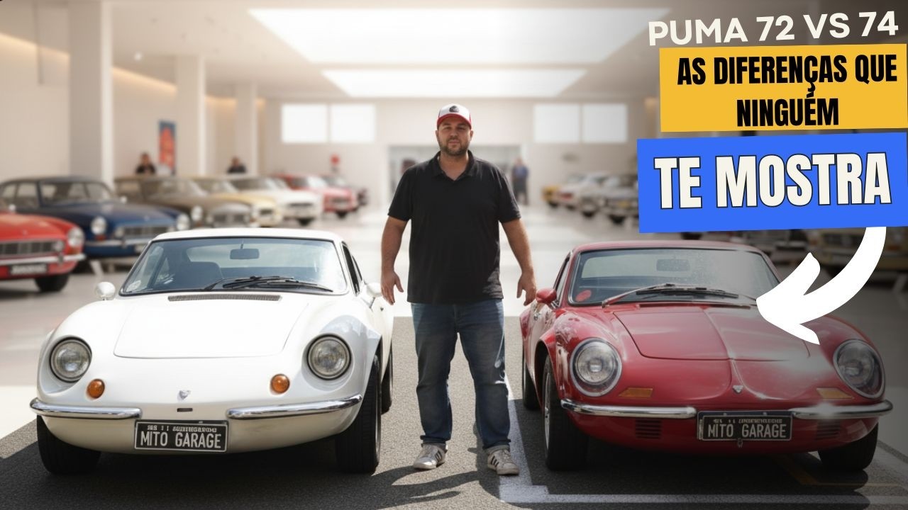 Puma GTE - Compara&ccedil;&atilde;o da Tubar&atilde;o 72 com o Tubar&atilde;o 74