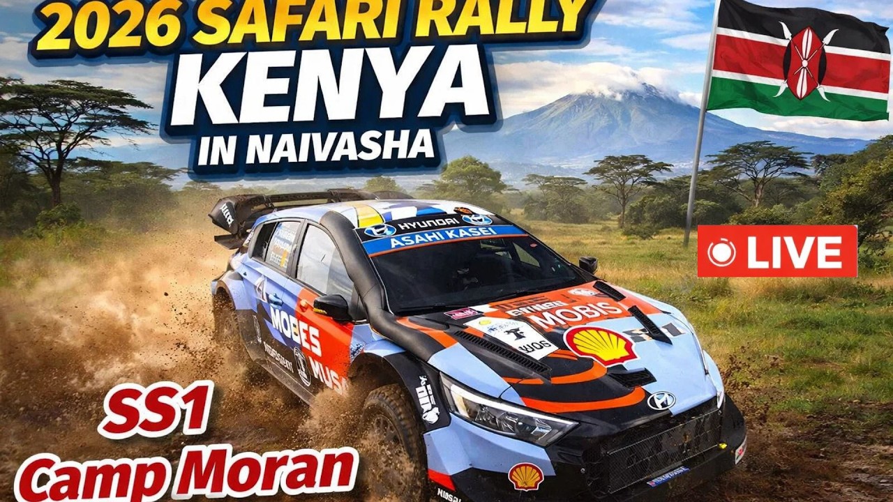 SS1 Camp Moran WRC Safari Rally Kenya 2026 | Экстремальные раллийные автомобили, пыль, скорость и...