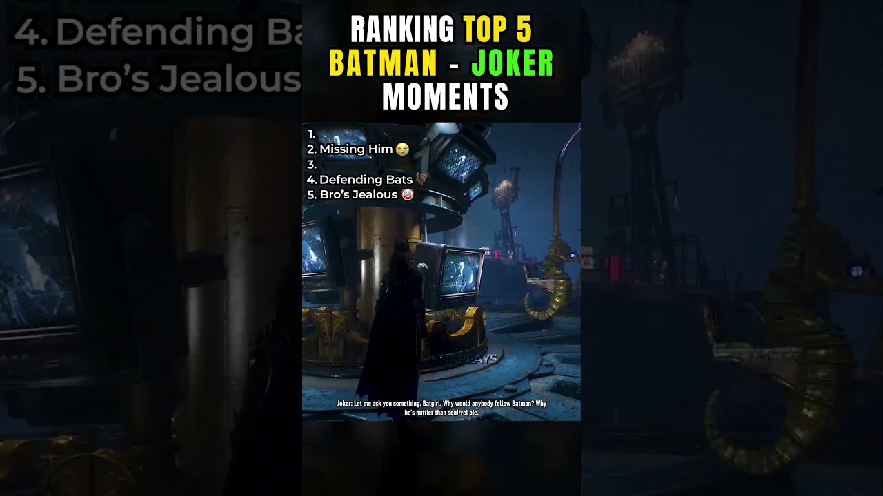 Top 5 Batman–Joker Moments 😂