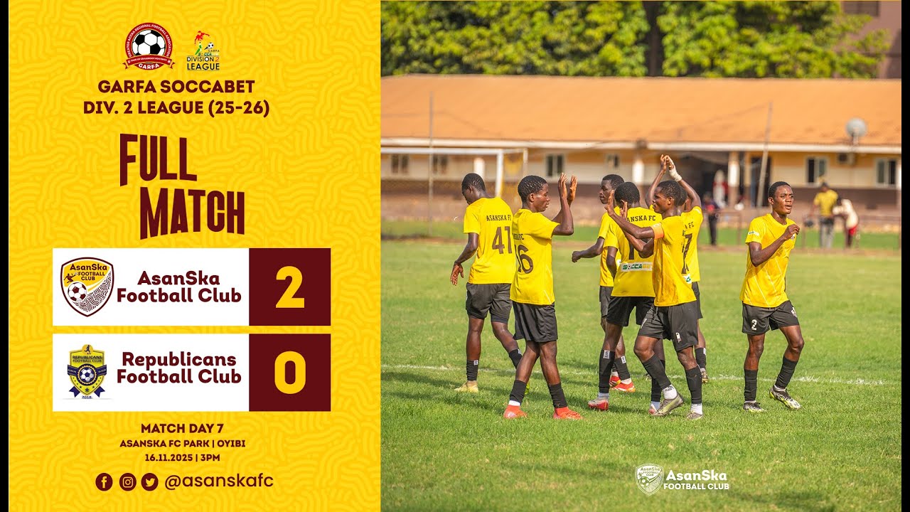 AsanSka FC VS Republicans FC | Full Match