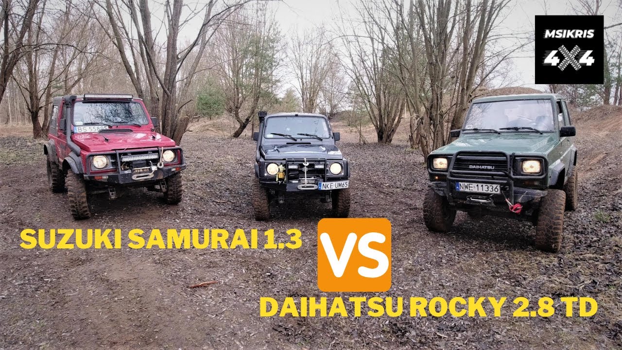 Daihatsu Rocky 2.8 TD VS Suzuki Samurai 1.3 Offroad 4x4