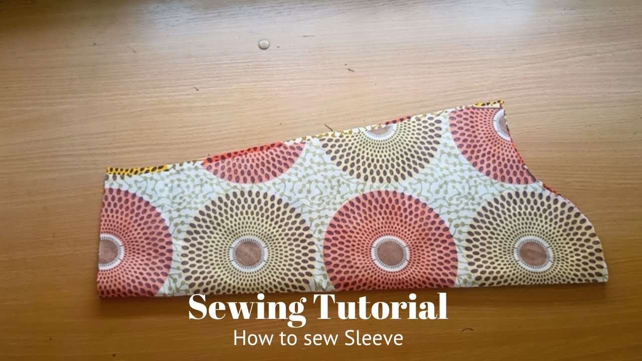 How to perfectly sew a Sleeve for Beginners | a Nigerian fashion tutor