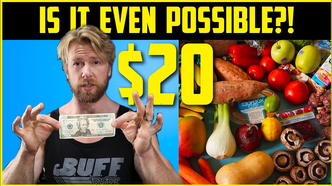 I tried to EAT HEALTHY for $20 Dollars A Week, Here's What Happened...