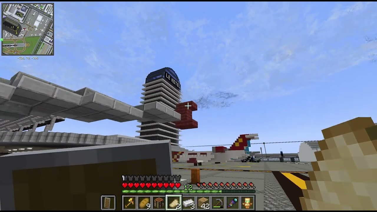 Summoning and running from the Wither Storm in a giant city map!