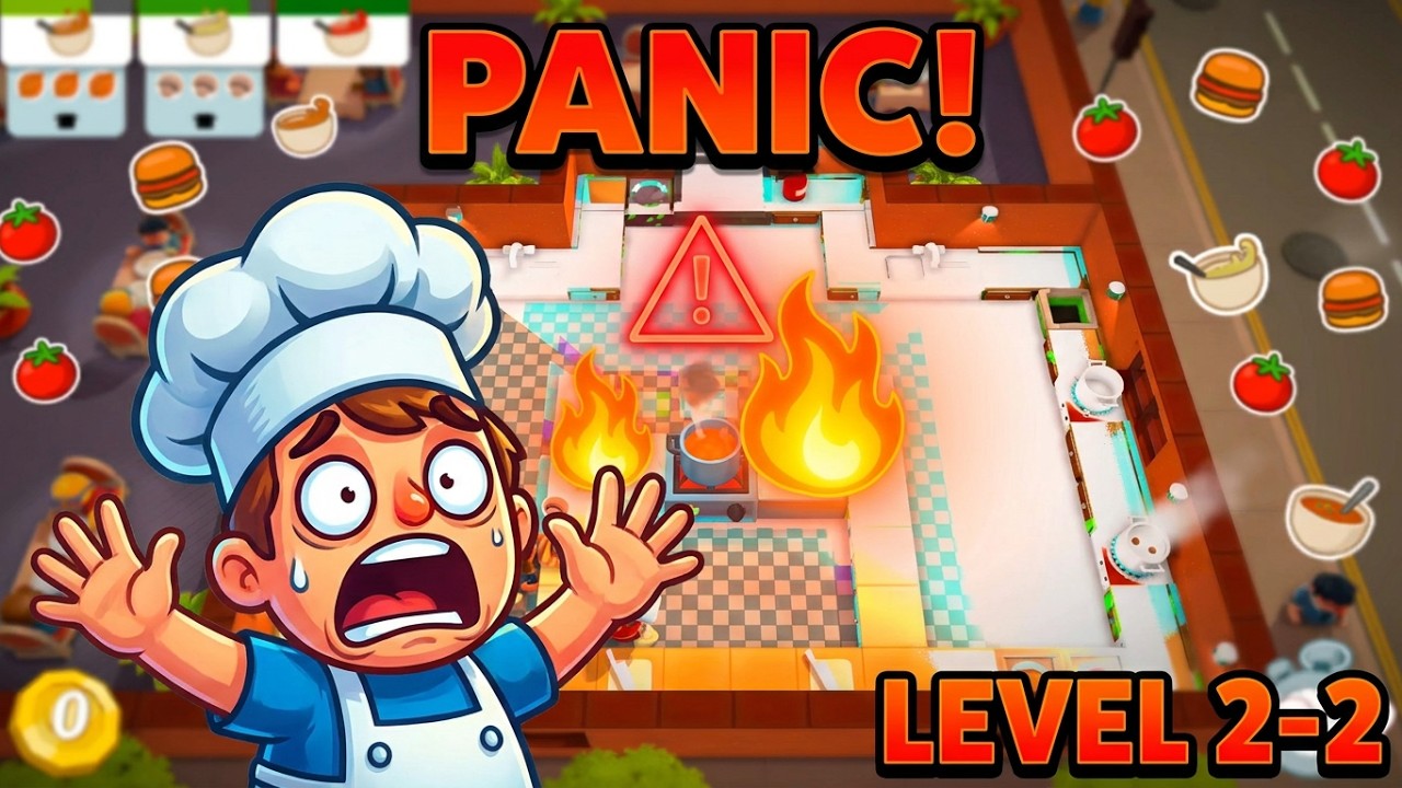Overcooked. Level 2-2