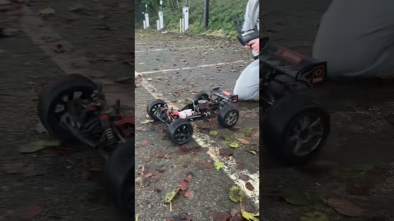 The hpi trophy truggy 4.6 start and launch is awesome #hpiracing #nitrogang #shorts