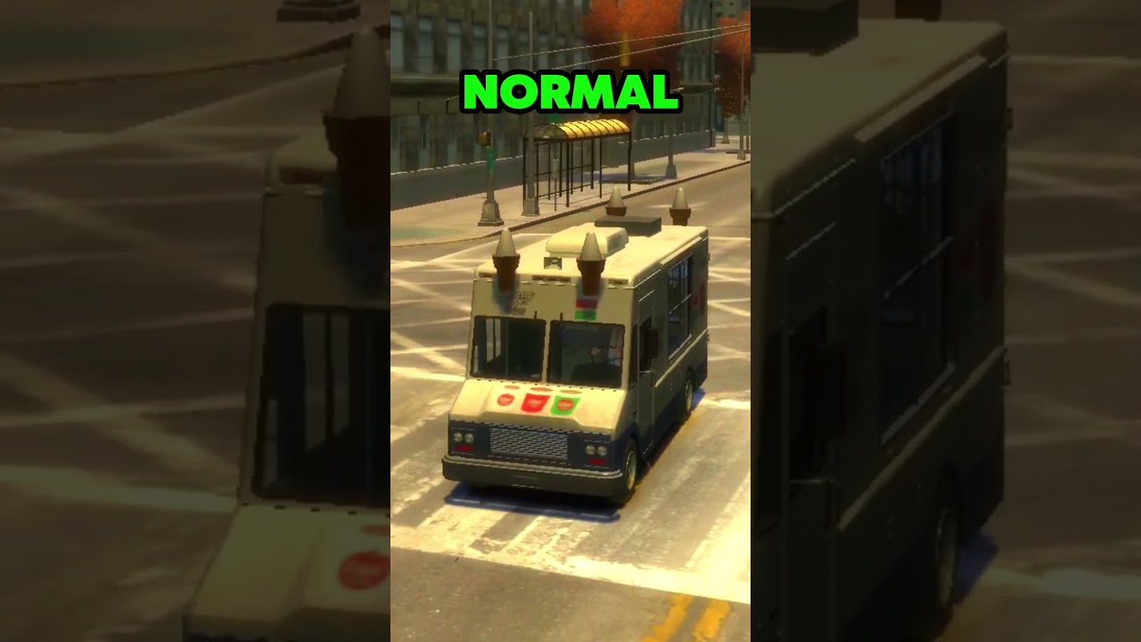 Грузовик с мороженым играет музыкальную тему в GTA 4