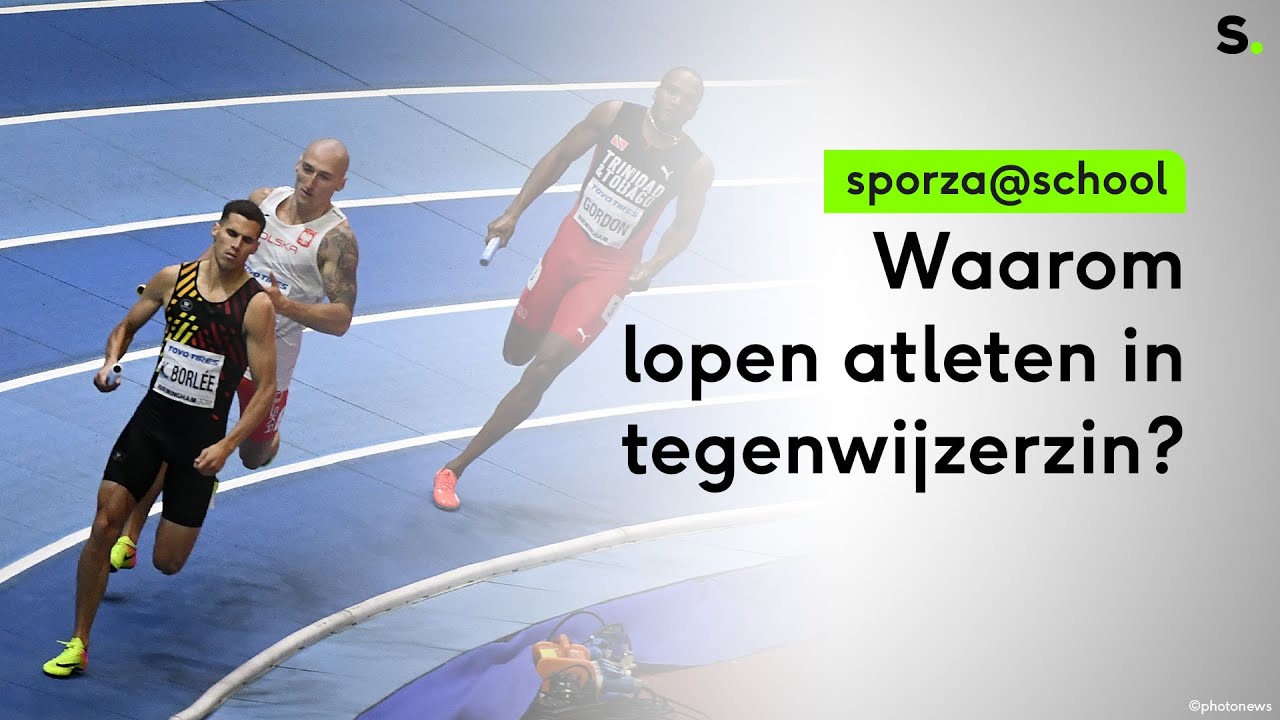 Waarom lopen atleten in tegenwijzerzin? | Sporza@school 20
