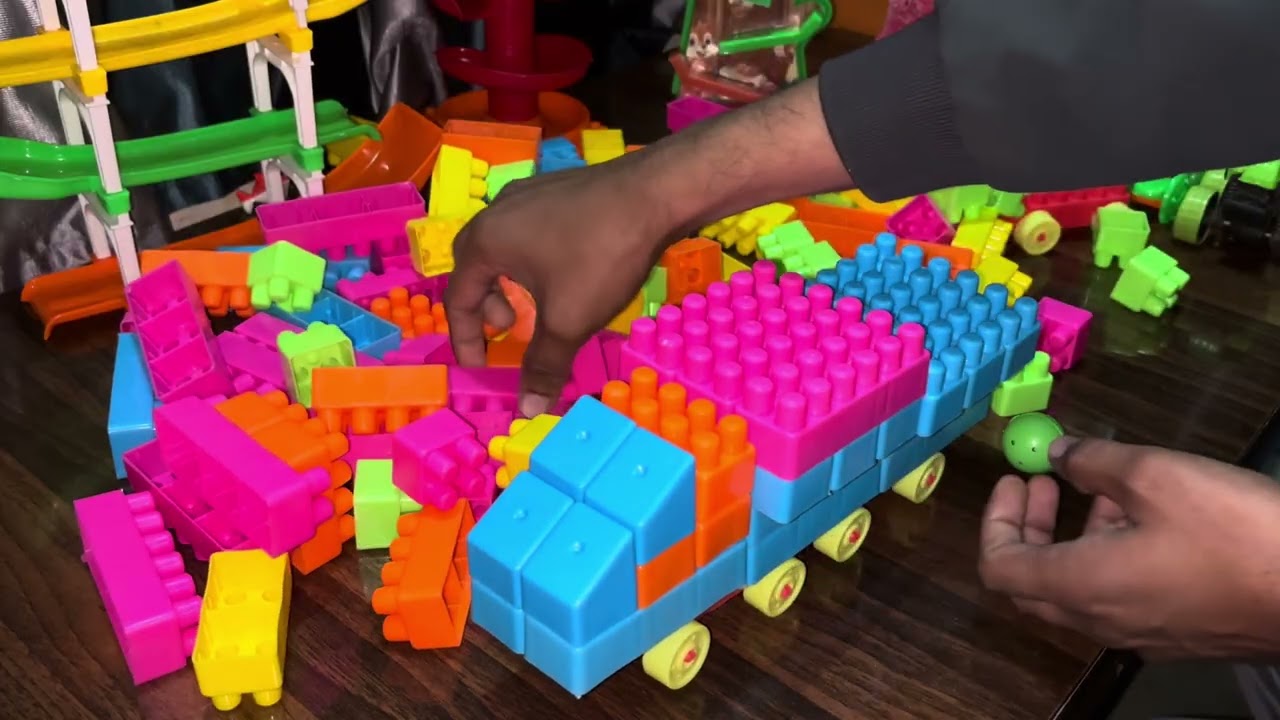Satisfying DIY Truck/Tractor ASMR #lego #funbuildingblocks #diyfurniture #satisfying #asmrsounds 