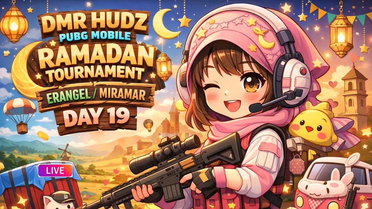LIVE | PUBGM RAMADAN TOURNAMENT DAY 19 with @dmrjames #pubgmobile #prizemoney #ramadan #tournament