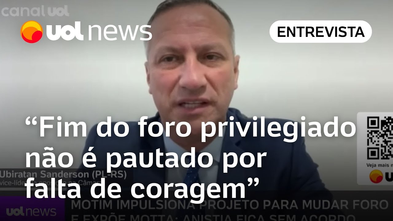 Falta coragem para pautarem fim do foro privilegiado, diz deputado do PL