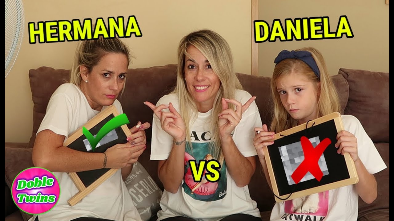 QUIÉN ME CONOCE MEJOR MI HIJA DANIELA O MI HERMANA GEMELA? DANIELA SE ENFADA 😱 NOS ABANDONA