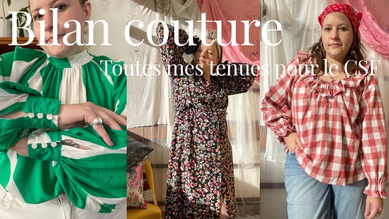 🪩 Bilan couture : on d&eacute;taille mes cousettes d&rsquo;octobre que je porterais au CSF 🪩