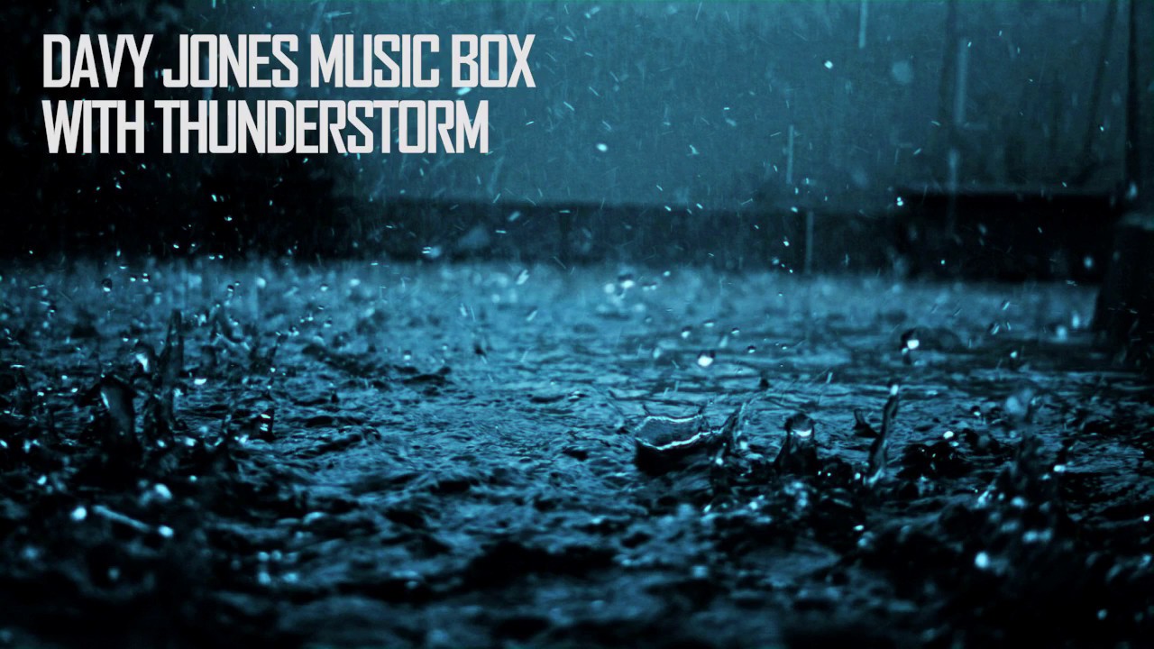 Davy Jones Music Box (with rain sounds)
