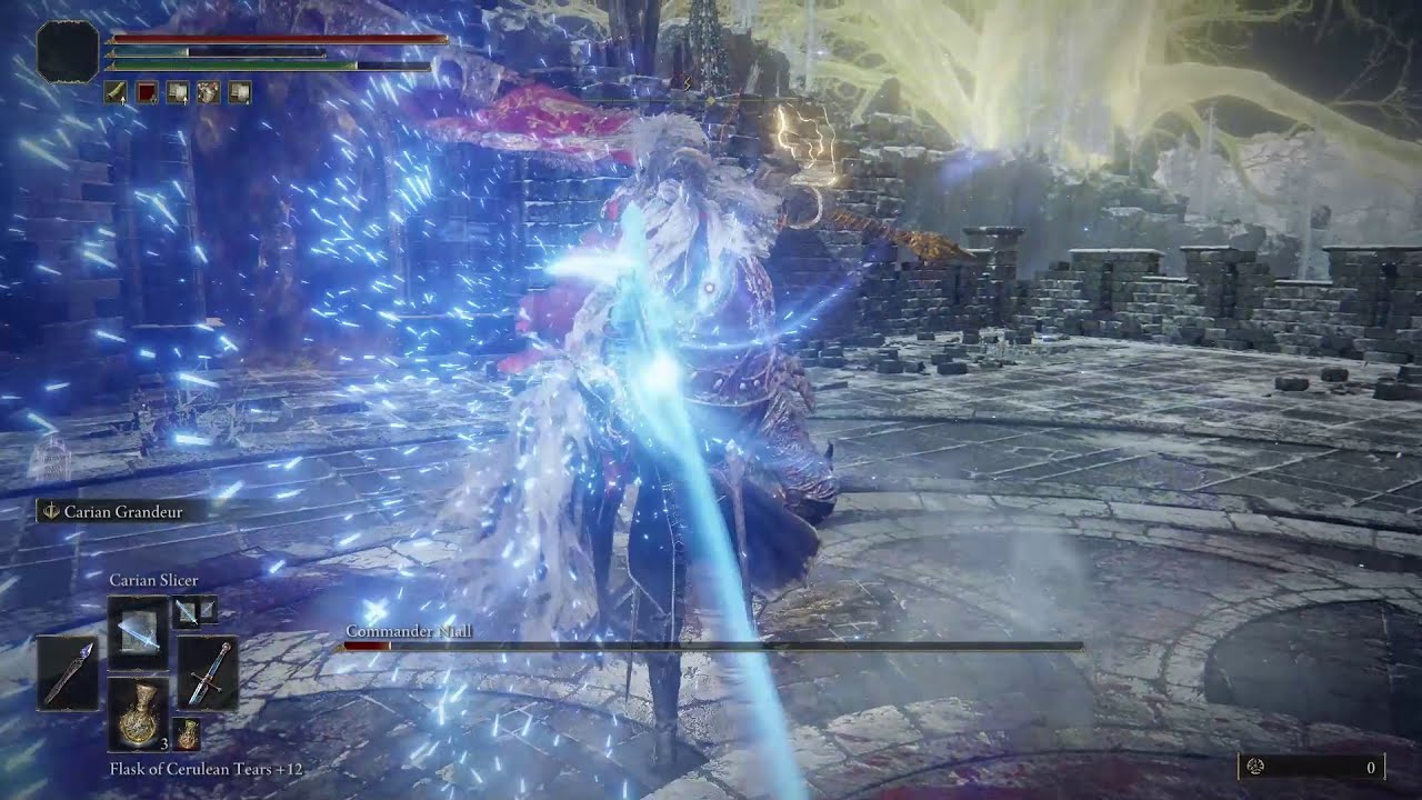 Elden Ring - Commander Niall NG+ (No Damage) Carian Knight