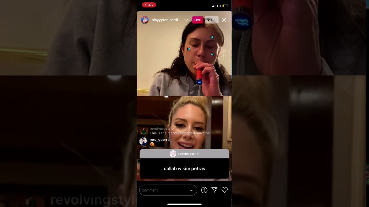 SLAYYYTER AND HEIDI MONTAG LIVE STREAM 02/01/21