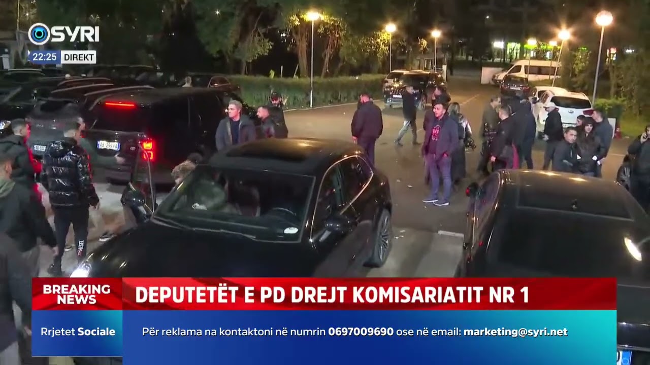 Deputetët e PD nisen drejt komisariatit nr.1, rreth 40 të arrestuar deri tani