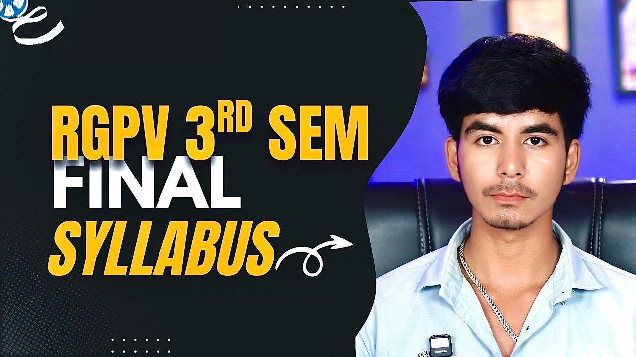 3rd Semester RGPV Final Roadmap | Subjects And Complete Syllabus | 